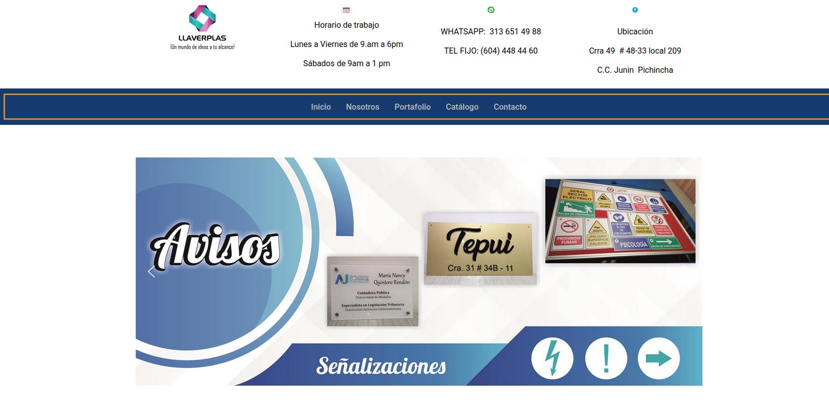 Página web premium